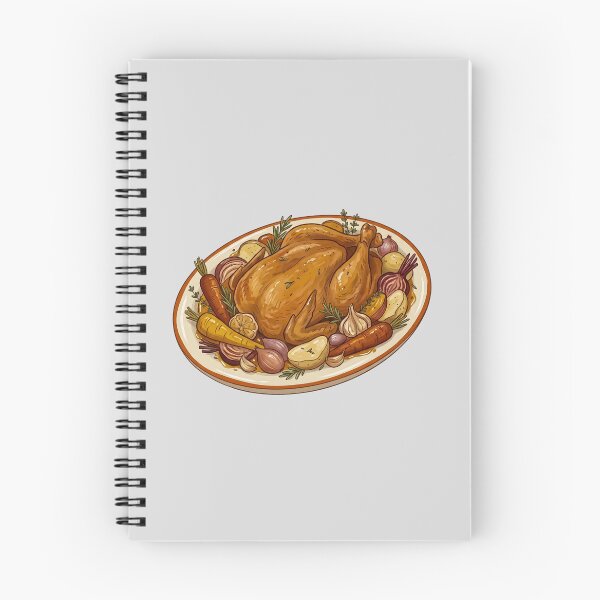 Item preview, Roast Chicken Holiday Dinner Platter Art designed and sold by hattie's.
