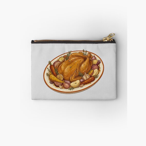 Item preview, Roast Chicken Holiday Dinner Platter Art designed and sold by hattie's.