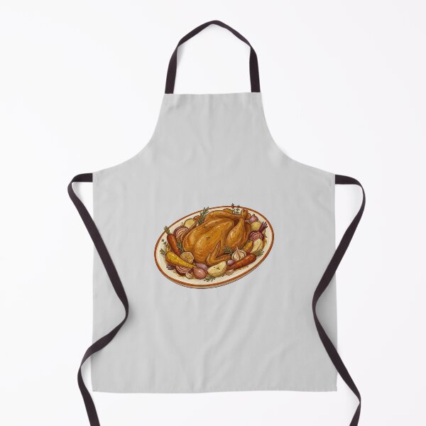 Item preview, Roast Chicken Holiday Dinner Platter Art designed and sold by hattie's.