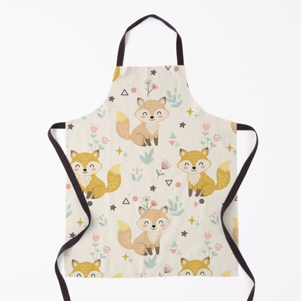 Item preview, Cute Fox Seamless Pattern designed and sold by prapapon.