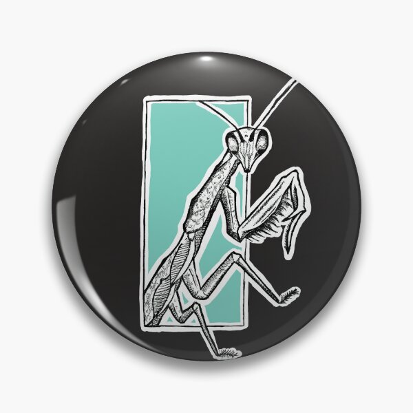 Item preview, Praying Mantis | Retro Bug Art | Hand Drawn Insect Graphic designed and sold by Half Mess.