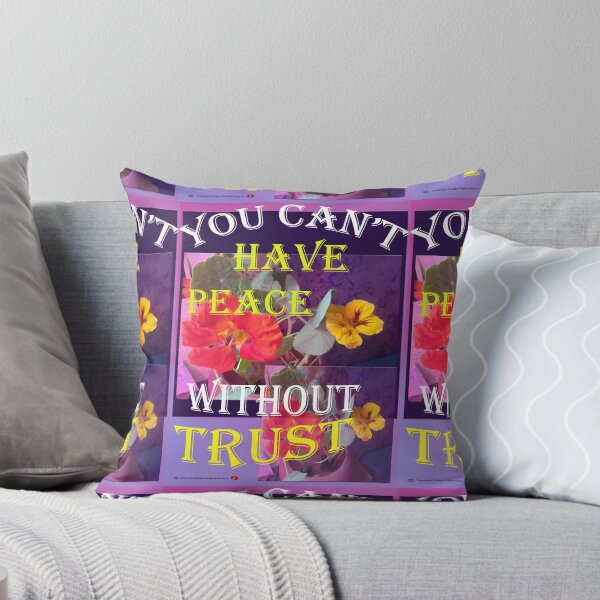 Item preview, "YOU CAN'T HAVE PEACE WITHOUT TRUST" no. 33 designed and sold by VAVibrationArt.