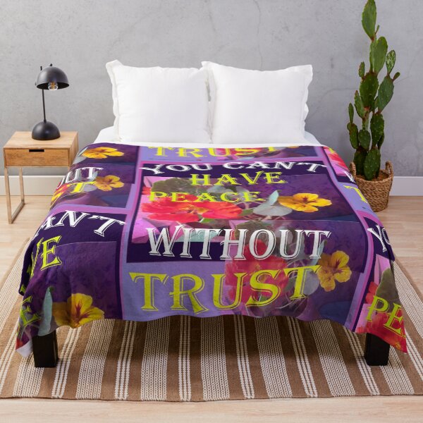 Item preview, "YOU CAN'T HAVE PEACE WITHOUT TRUST" no. 34 designed and sold by VAVibrationArt.