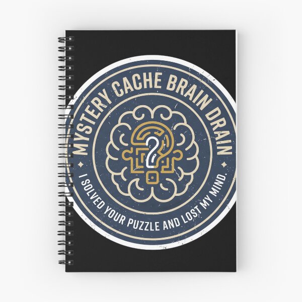 Item preview, Mystery Cache Brain Drain Geocaching Sticker designed and sold by mnkyride.