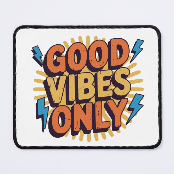 Item preview, Good Vibes Only – Positive Vibes Motivational Typography Design designed and sold by Amsafjol.