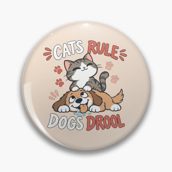 Item preview, Funny Feline Cartoon Cat vs Dog Humor Cute Pet Animals designed and sold by ALCOSHIRTS OFFICIAL.