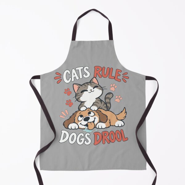 Item preview, Funny Feline Cartoon Cat vs Dog Humor Cute Pet Animals designed and sold by ALCOSHIRTS OFFICIAL.
