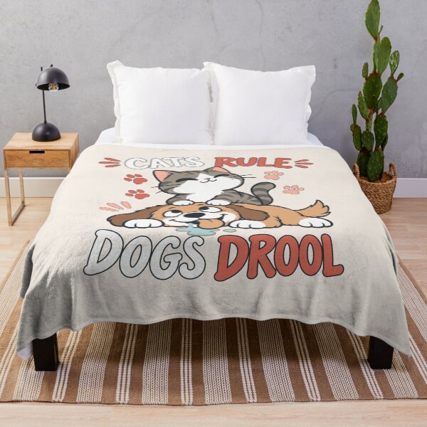 Item preview, Funny Feline Cartoon Cat vs Dog Humor Cute Pet Animals designed and sold by ALCOSHIRTS OFFICIAL.