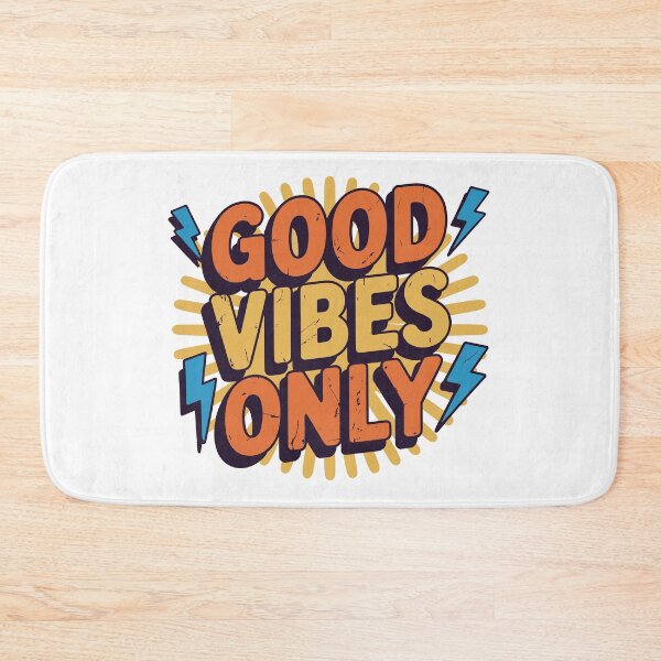 Item preview, Good Vibes Only – Positive Vibes Motivational Typography Design designed and sold by Amsafjol.