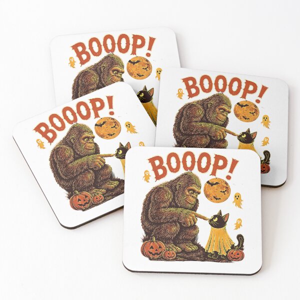 Item preview, Boo Boo-p Bigfoot Ghost Funny Halloween Bigfoot Lovers Cat Mom designed and sold by Byhergawaa.