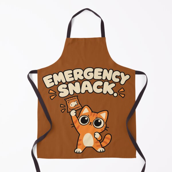 Item preview, Emergency Snack – Funny Orange Cat Snack Lover Design designed and sold by MewMade.