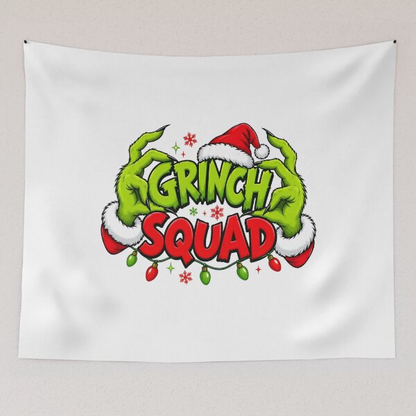 Item preview, Funny Christmas Monster Squad Green Holiday Creature Festive Christmas Design designed and sold by CatiaStudioArt.