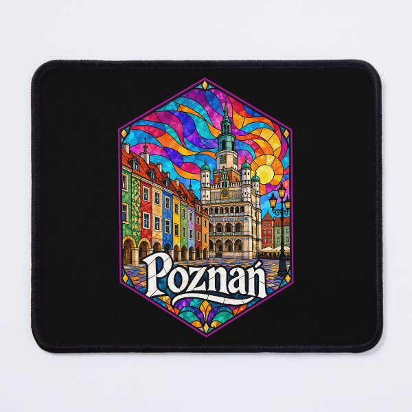 Item preview, Poznan City Poland Stained Glass Travel designed and sold by TomFrontierArt.