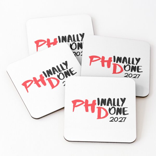 Item preview, Phinally Done Funny PhD Graduation Class 2027 designed and sold by Artycom.