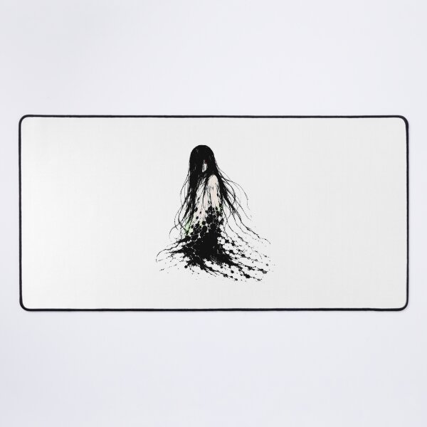 Item preview, Onryo Ghost Ink Splatter Red Eye Gothic Manga designed and sold by chattsuede.