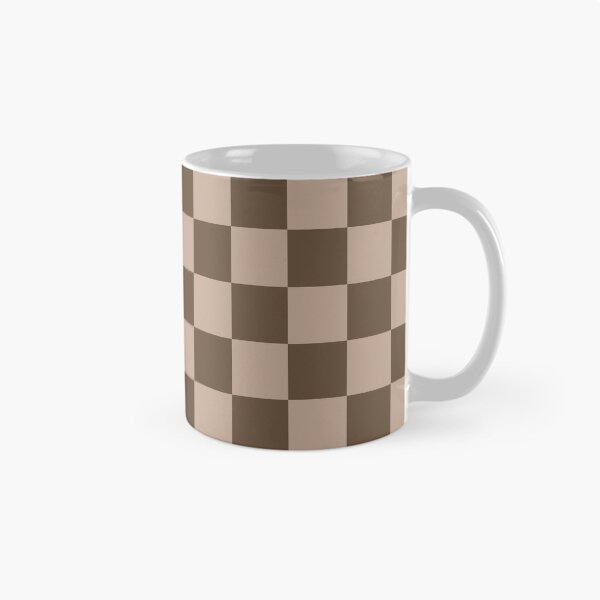 Item preview, Cocoa Brown Checkers Print All Over designed and sold by Feeling Artsy.