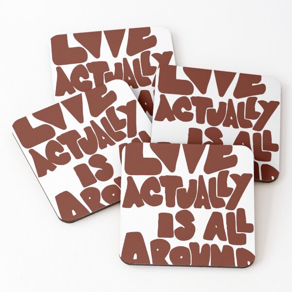 Item preview, LOVE ACTUALLY IS ALL AROUND designed and sold by Geraldine Amesty.