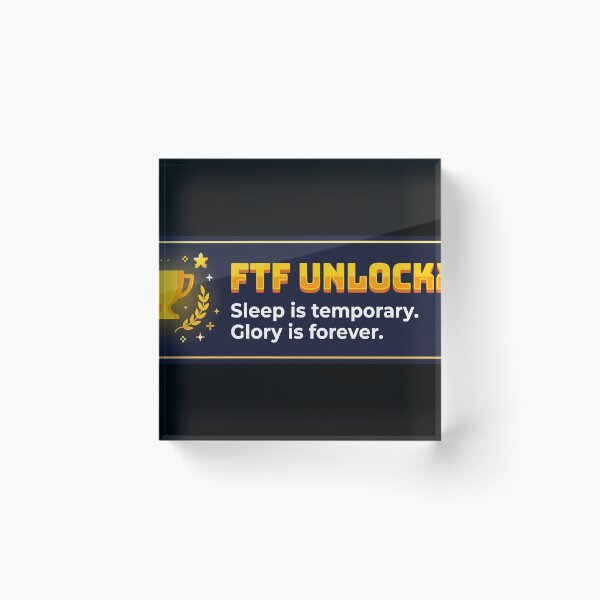 Item preview, FTF Unlocked Funny Geocaching Achievement Gamer Gift designed and sold by mnkyride.
