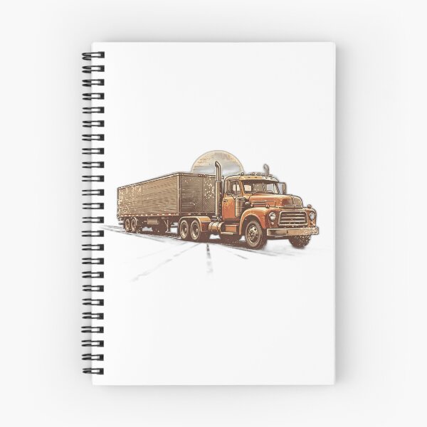 Item preview, Vintage Trucker Shirt – Retro Semi Truck Gift Tee designed and sold by KERK Art and Design.