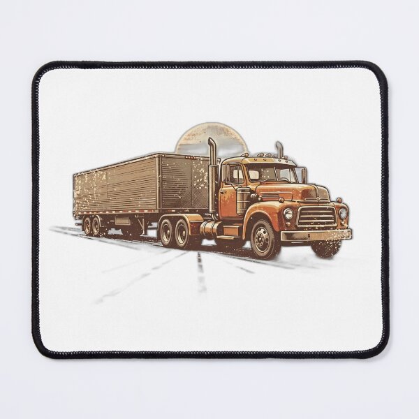 Item preview, Vintage Trucker Shirt – Retro Semi Truck Gift Tee designed and sold by KERK Art and Design.
