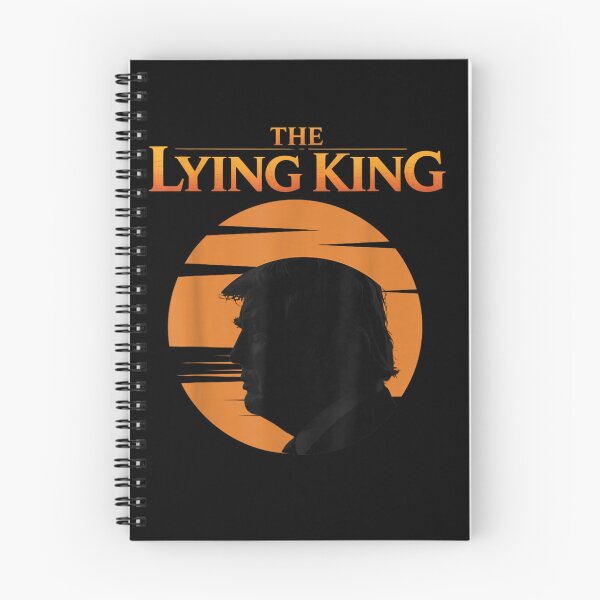 Item preview, The Lying King Political Satire Typography Graphic designed and sold by Crookedorbit ⭐⭐⭐⭐⭐ .
