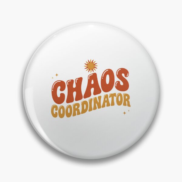Item preview, Chaos Coordinator" retro groovy designed and sold by Brand Uno Studio.