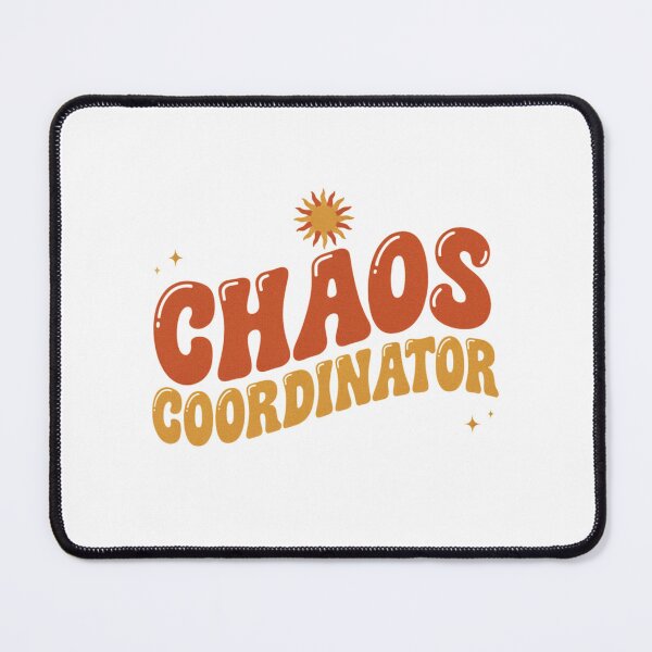 Item preview, Chaos Coordinator" retro groovy designed and sold by Brand Uno Studio.