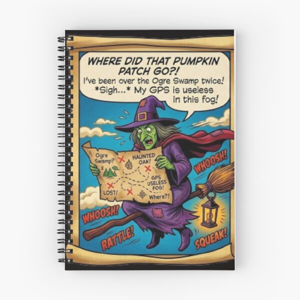 Item preview, Lost Witch Halloween Comic Book Cover designed and sold by Chaotic Critters.