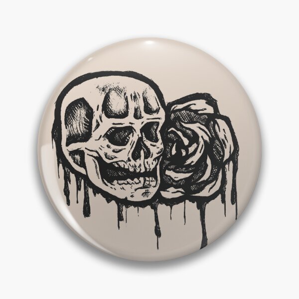 Item preview, Skull & Rose | Dark Gothic Tattoo Art | Beauty & Death designed and sold by Half Mess.