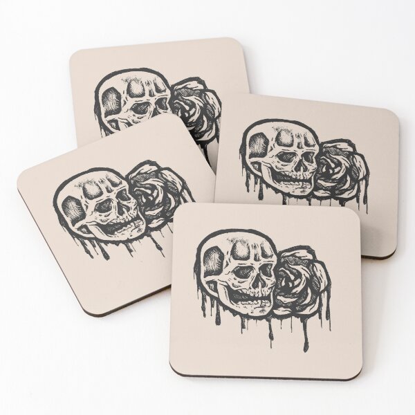 Item preview, Skull & Rose | Dark Gothic Tattoo Art | Beauty & Death designed and sold by Half Mess.