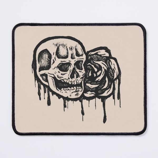 Item preview, Skull & Rose | Dark Gothic Tattoo Art | Beauty & Death designed and sold by Half Mess.