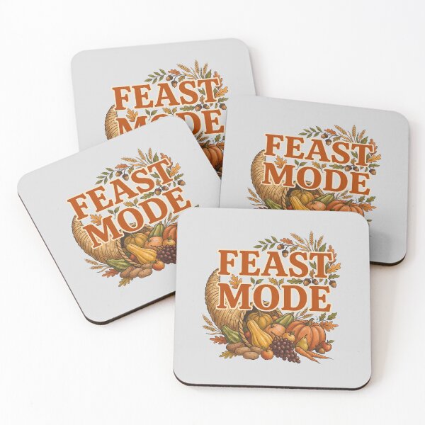 Item preview, Feast Mode Cornucopia Harvest Typography designed and sold by hattie's.