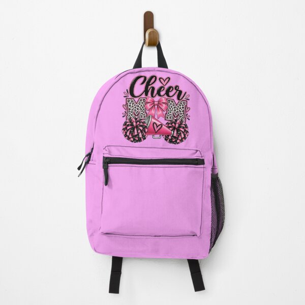 Item preview, Cheer Mom with bow, pom-poms & megaphone designed and sold by Her2Harmony.