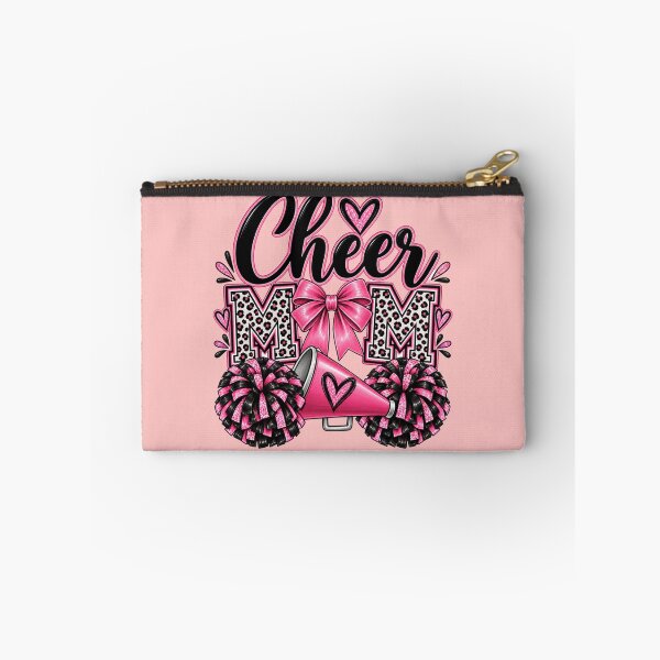 Item preview, Cheer Mom with bow, pom-poms & megaphone designed and sold by Her2Harmony.