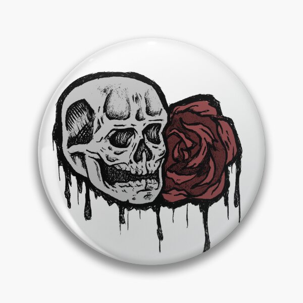 Item preview, Skull & Rose | Dark Gothic Tattoo Art | Beauty & Death designed and sold by Half Mess.
