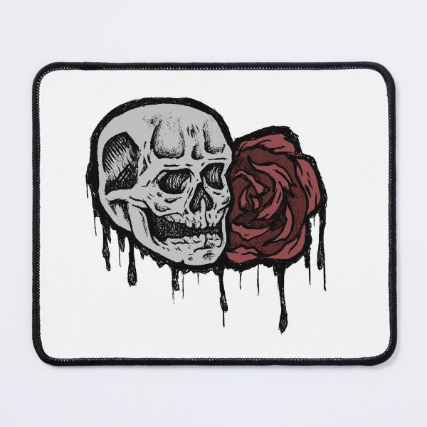 Item preview, Skull & Rose | Dark Gothic Tattoo Art | Beauty & Death designed and sold by Half Mess.