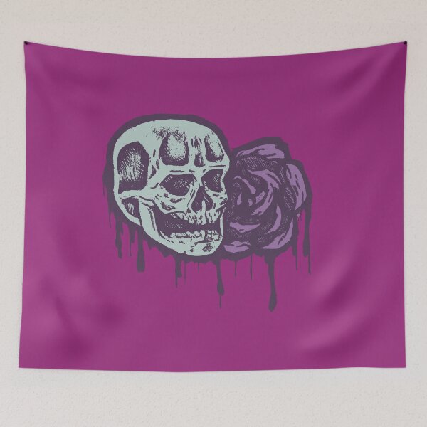 Item preview, Skull & Rose | Dark Gothic Tattoo Art | Beauty & Death designed and sold by Half Mess.