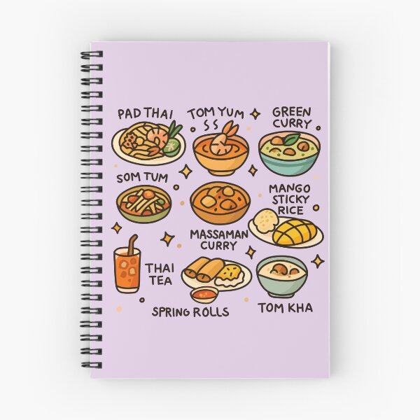 Item preview, Cute Thai Food Vibe designed and sold by SoSoSeahorse.