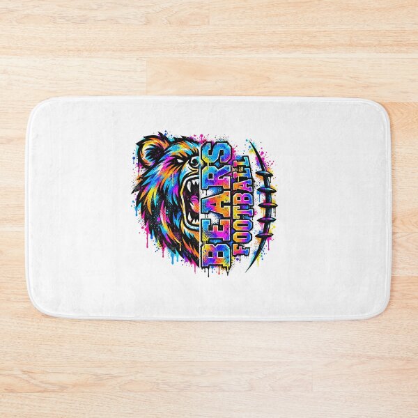 Item preview, Chicago-Bears Football Colorful Graffiti Splatter Bear Graphic designed and sold by DYALEEZ-XCR.