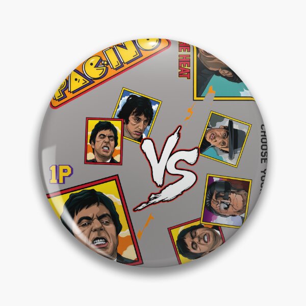 Item preview, Al Pacino Retro Arcade Fighting Game Shirt-41 designed and sold by STEPHANIEREEVES.