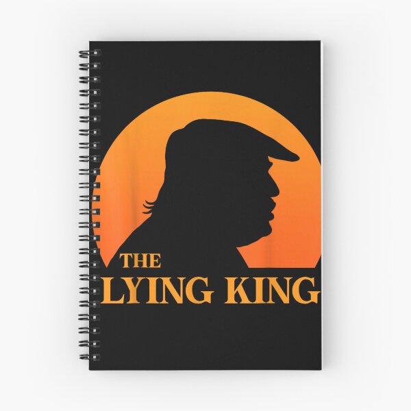 Item preview, The Lying King Funny Political Humor Trump designed and sold by Crookedorbit ⭐⭐⭐⭐⭐ .