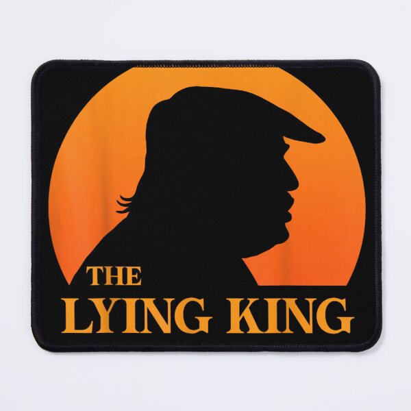 Item preview, The Lying King Funny Political Humor Trump designed and sold by Crookedorbit ⭐⭐⭐⭐⭐ .