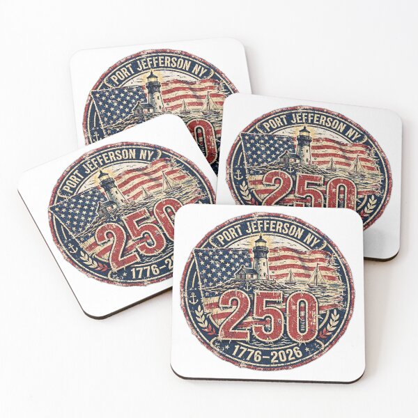 Item preview, Port Jefferson NY 250 Shirt | America 250 Patriotic Souvenir T-Shirt 1776-2026 designed and sold by FitEnvy.