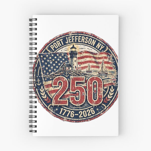 Item preview, Port Jefferson NY 250 Shirt | America 250 Patriotic Souvenir T-Shirt 1776-2026 designed and sold by FitEnvy.