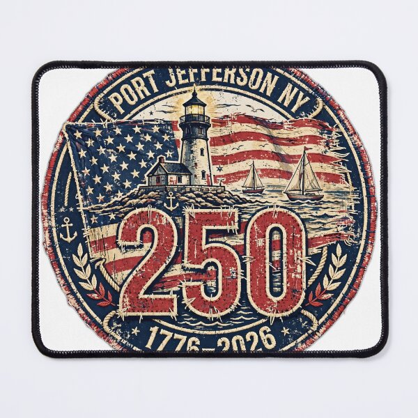 Item preview, Port Jefferson NY 250 Shirt | America 250 Patriotic Souvenir T-Shirt 1776-2026 designed and sold by FitEnvy.