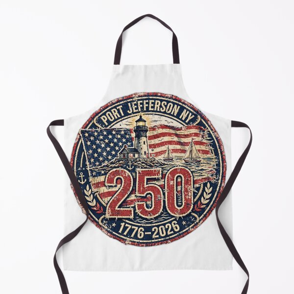 Item preview, Port Jefferson NY 250 Shirt | America 250 Patriotic Souvenir T-Shirt 1776-2026 designed and sold by FitEnvy.