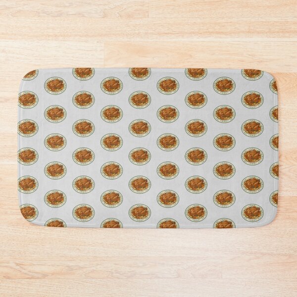 Item preview, Roast Chicken on Green Floral Platter designed and sold by hattie's.