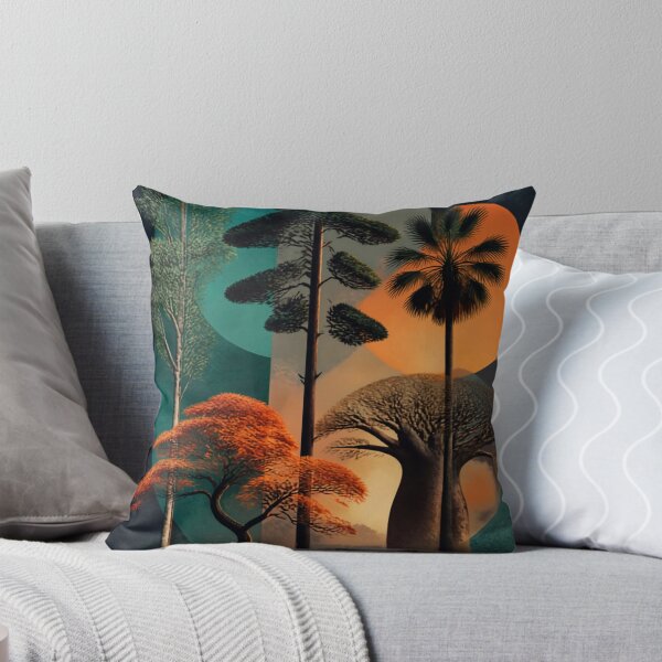 Item preview, Retro Modern Botanical Forest designed and sold by Designed by Cathy <3.