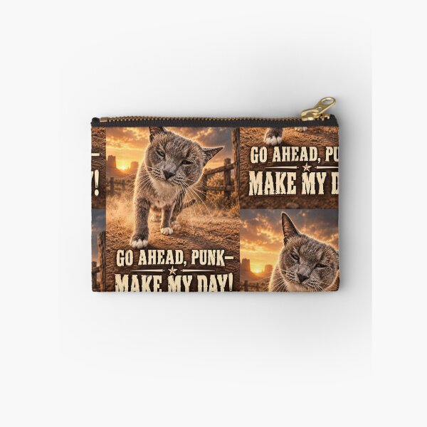 Item preview, Go Ahead Punk Tough Cowboy Cat designed and sold by Kimberly Palmer.
