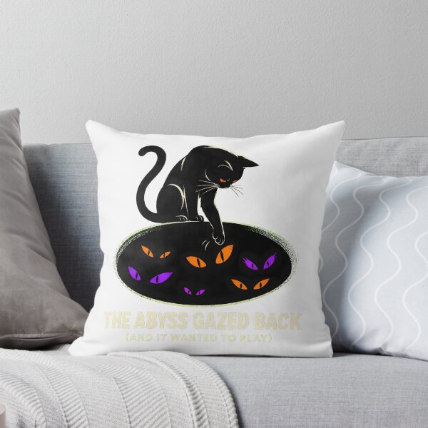 Item preview, Void Cat Gazing Glowing Eyes Goth Philosopher designed and sold by chattsuede.